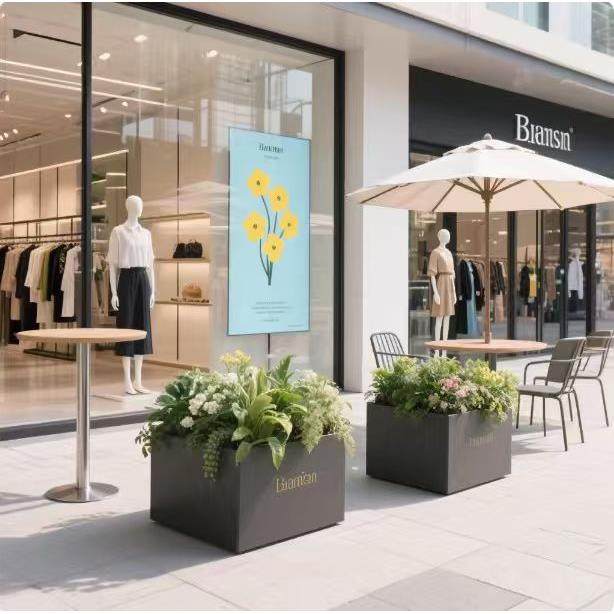 户外锈铁坛政艺组合园林不钢花售楼部1555防腐花池室外市花槽,鲜花速递/花卉仿真/绿植园艺,花架,淘宝优惠券,粉丝福利购,淘宝优惠卷