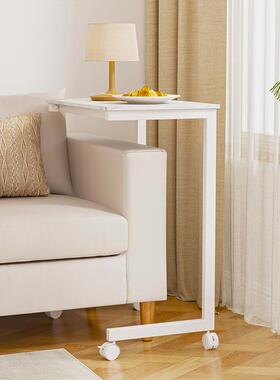XTW边岩板可移动床室边桌桌边桌沙发卧客厅电脑桌带轮边几移动书