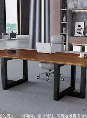 铁艺腿支架板办公桌LNF子腿底座书桌桌岩架餐桌脚金属茶脚几桌架