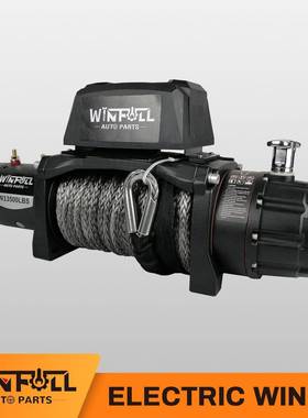 13救500磅尼龙绳绞MP00520盘绞越野自电绞盘牵引葫芦12V24V直流电