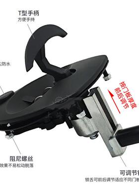 BSS83-BSS831-1R卡车工具箱桃形锁拖车1仓门碗锁T形把手压缩锁仪