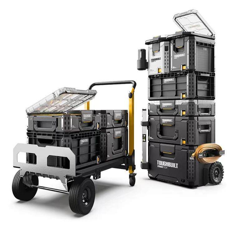 式T金OUGHB775UILT拓必得组合堆叠工具箱五多推车功能大号拉杆工