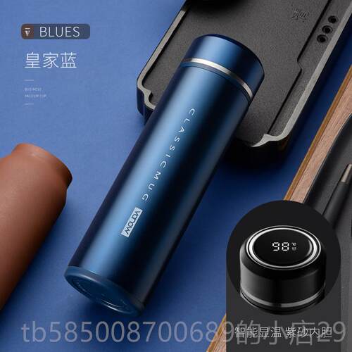 新款V温anow砂内胆智能保便杯男女紫高档茶水分离泡茶杯携水杯子