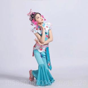 高档小戏旦元戏曲小红娘舞台服演装俏花旦演出服儿骨童京剧舞蹈表