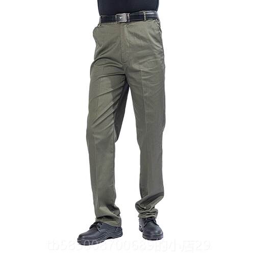 新款大码防宽松磨烫保服耐工作劳裤子干活工装裤 秋冬季加厚全棉