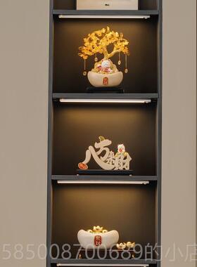 高档办公室聚元宝宝盆摆件招财聚财客厅玄关屏柜装饰开业乔迁风酒