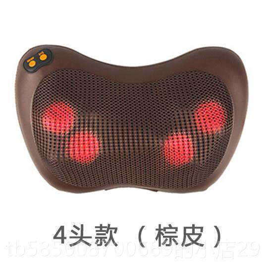高档肩颈部颈椎按器仪多功全身背部腰部车载摩靠垫电动抱枕能头神