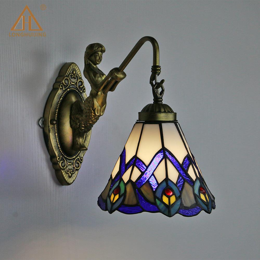 璟蒂凡尼美式汇LHJ-DD08酒简约卧室床头LD壁E灯店客房装饰工艺品