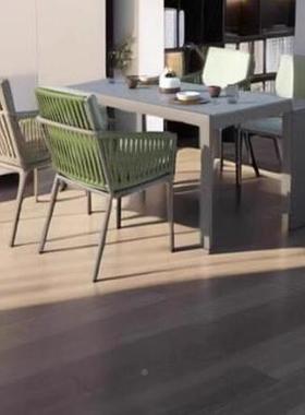 约园现代户外藤椅31450桌椅圆桌组合别露墅庭院天阳简光房花酒店