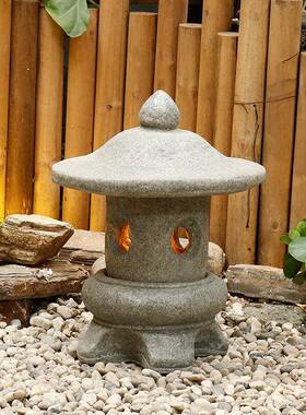 田园tb-62561办日式灯笼砂岩雕塑饰园林景观太阳庭院公室能艺术装