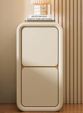 户床头柜窄款现小简约小代型窄小免安装VFW轻奢窄型边柜奶油风床