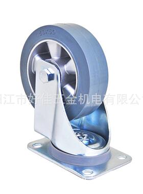 产万品150HJ804515Xm50X55m型好佳牌欧洲款重铝芯灰色橡胶向轮