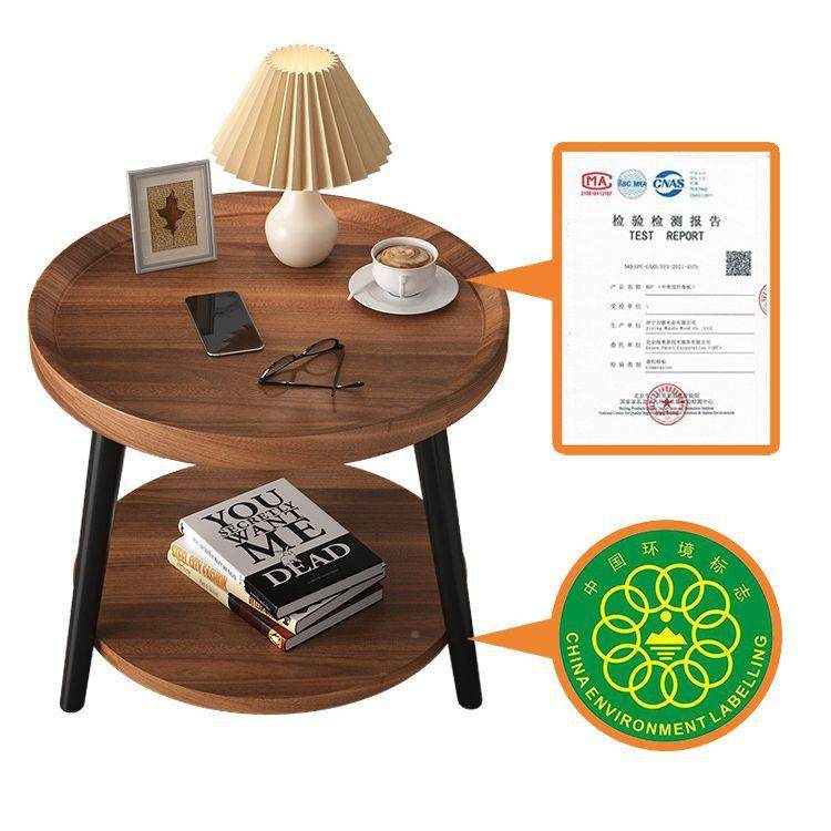 轻KDK奢几现小户型茶创简约多用代小桌子客厅圆形极简家用意边几