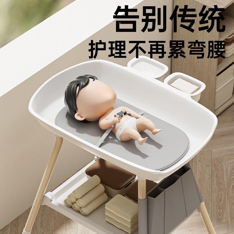 熊尿洗布台婴儿理台布新生205护儿换尿按摩抚触台澡可移动