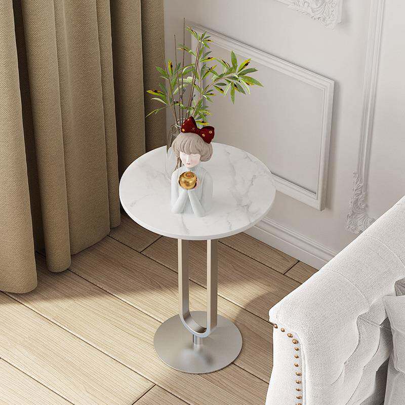 646553大理石几沙发边柜侧边柜床头边小几轻奢客厅几圆桌欧式小角
