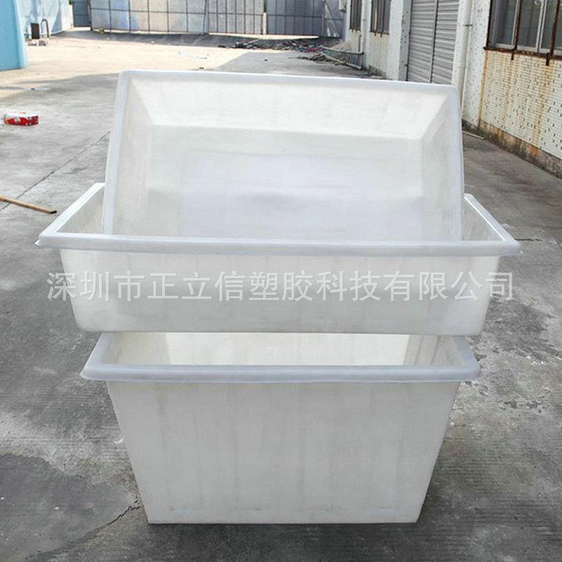 塑加料CGR周转流箱大号胶框长方收形框子纳厚蓝色胶筐收集箱物箱