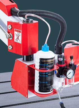 全动加吹气全铜伺服攻牙自机48335台手式持万向数控智能油触屏攻