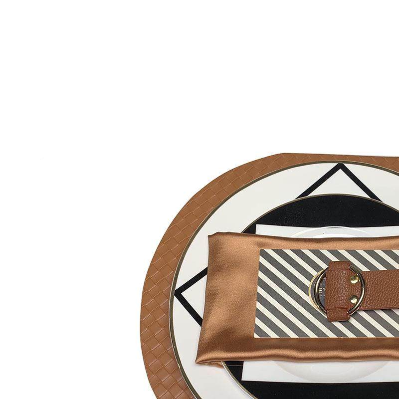 新中式餐盘KYH轻奢中式餐框盘摆何件样板房摆台几方盘配编辑餐垫