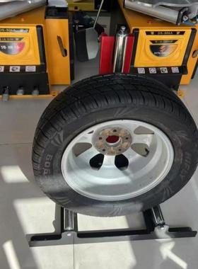 洗轮清轴洗支架27900车胎店专用轮毂清洗架加厚轧钢带滚洗车胎架