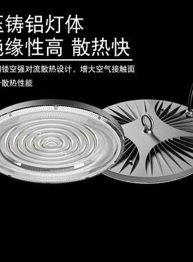 新款UFO飞O碟工灯DB线SY-A性厂房照明灯仓矿库球场吊装LED天棚灯