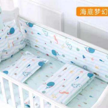 艾萌婴儿包床围儿童防摔床软边宝防掉安免装床围四WS118季床围