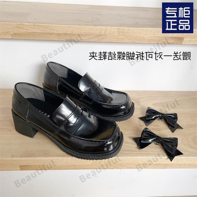 熊抱社【现货】 熊熊日报社原创jk制服鞋学生基础款单鞋中低跟