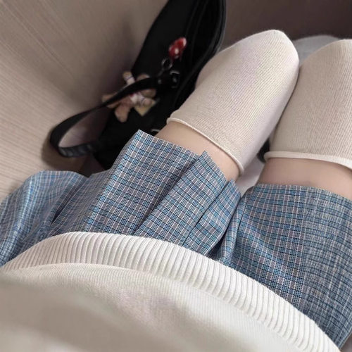 栀野中高冷空气 jk制服格裙原创正版日系春夏学院风半身裙 新品JK