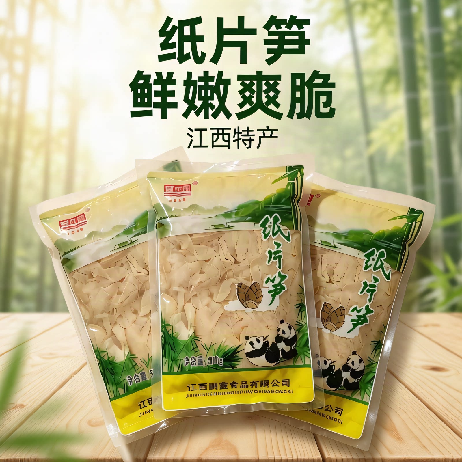 嫩笋尖纸片笋500g袋装火锅食材图片