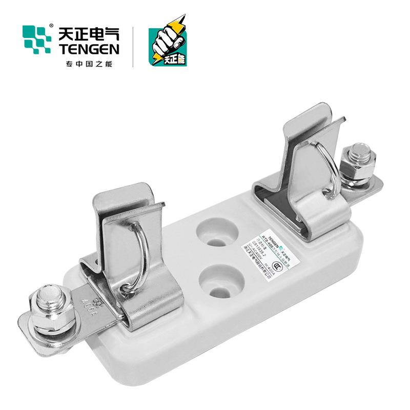 TENGEN天正RTO-400座250A熔断器芯RT0-400A插入式陶瓷保险丝底座