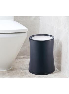 南方GPX-205F翻盖垃圾桶家用酒店卫生间双层黑色客房桶小蛮腰房间