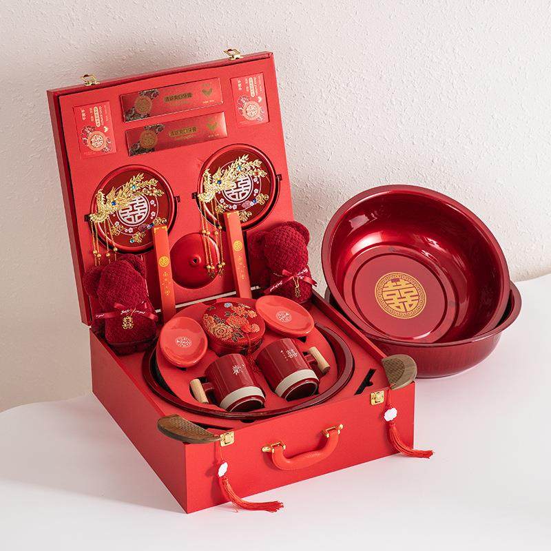 亲迎陪嫁物品女方全套结婚用品大全套装高档嫁妆娘家喜盆新娘婚礼,节庆用品/礼品,陪嫁用品套装,淘宝优惠券,粉丝福利购,淘宝优惠卷