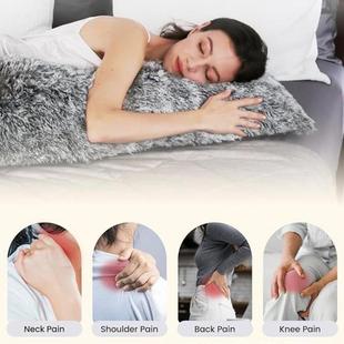 蓬松身体枕带可拆卸枕套适合侧睡和怀孕大而坚固 枕头