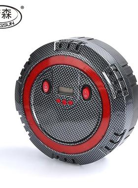 1308BS数显单缸汽车充气泵便携式迷你黑色电动打气泵车载充气泵