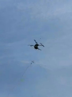 加工订做UAV Catching Net 飞行弹射拦截网 凯夫拉高分子大马力网