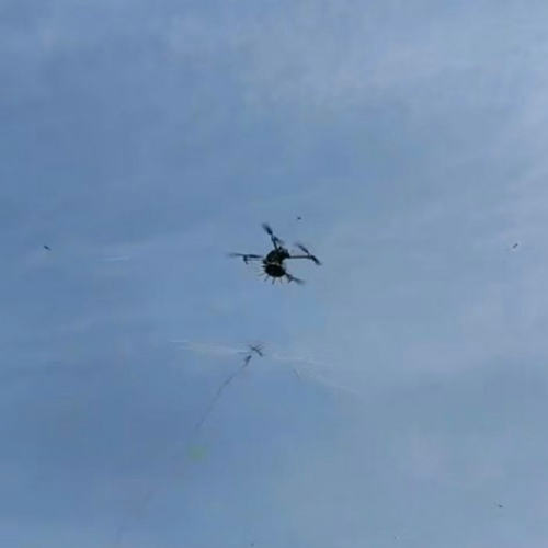 加工订做UAV Catching Net 飞行弹射拦截网 凯夫拉高分子大马力网