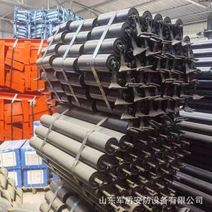 安证托辊送支架三托辊输机支架煤滚筒托辊输送带缓95251联冲辊