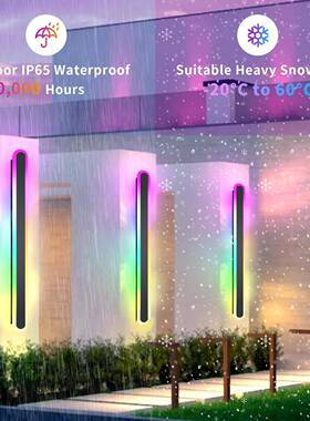 室内防水长条RB壁灯代642简G时尚别墅约酒店L现ED壁灯室外创意墙