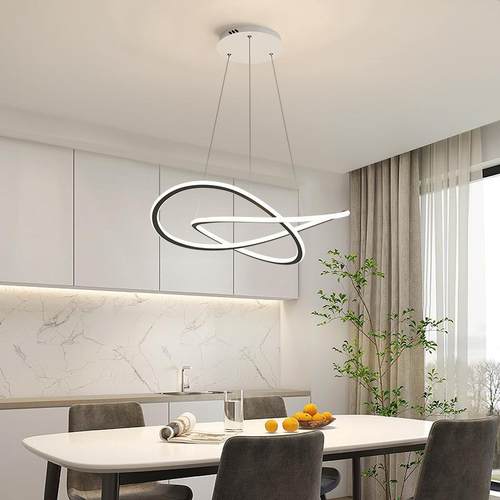 设0计师款极简年餐厅吊灯代简约轻奢808现餐桌饭厅餐厅灯225新款