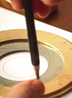 绘图仪形画圆工具测绘画图304不锈钢圆绘量图尺圆规伸缩WQI圆圆规