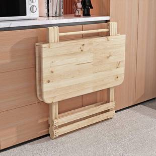 实木折叠小桌户F99M85TH便携式餐桌家形用简易正方形桌子外摆烧烤