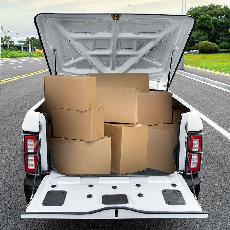 汽欧尚-1新能源封电动四轮皮卡车全闭货两箱双排客货油电用货车老