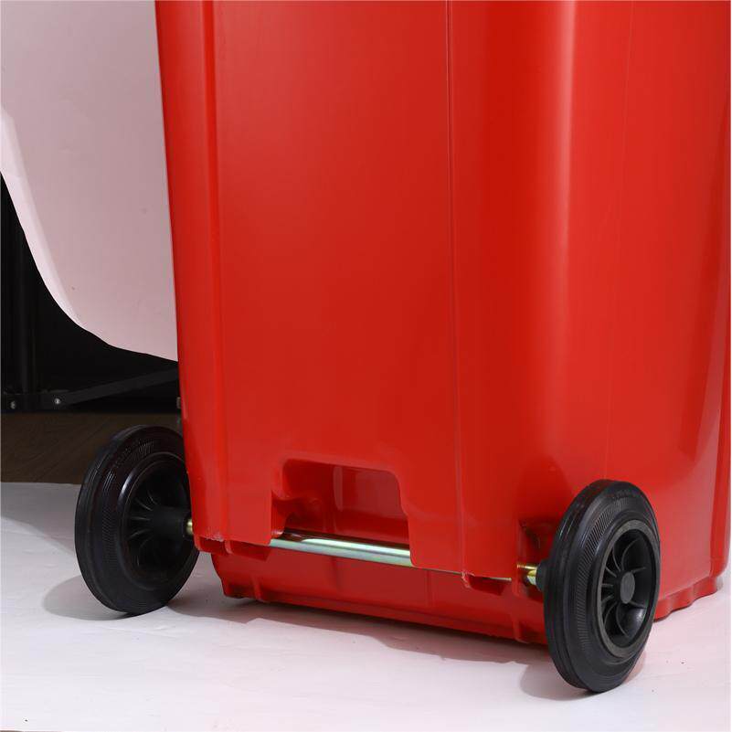 外卫T1带19盖加厚挂车户垃圾桶容240L商用大量垃圾桶环垃圾桶塑料