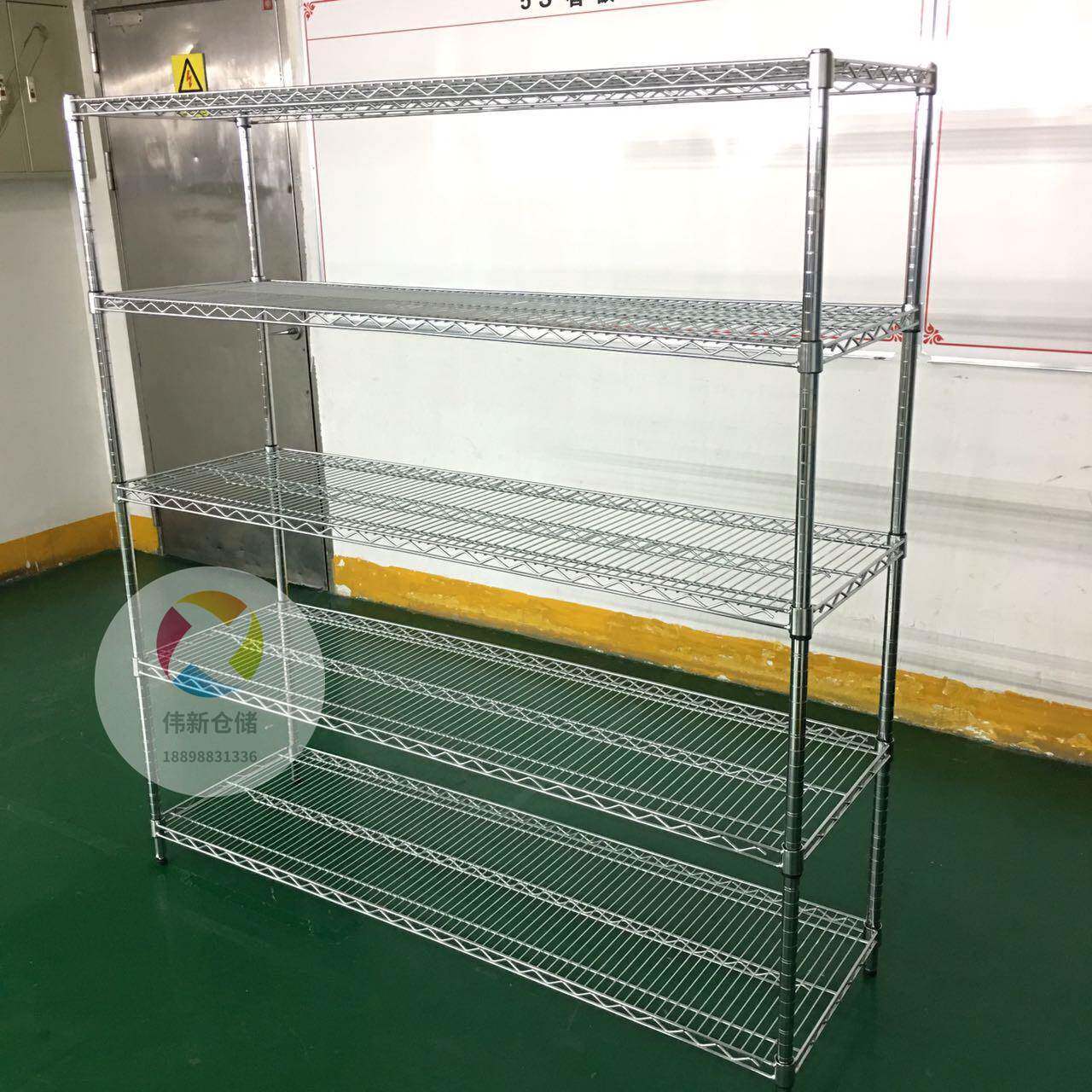 不WMK架cs镀铬线网货架锈钢仓家库用移动展示架冷库置物防静电物