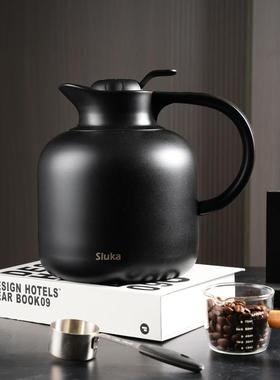 斯鲁卡38474锈钢保温瓶0不热水壶暖壶焖茶真空保温超壶大高保温