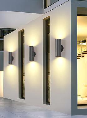 T硅RIA可控SL50033-户外壁灯别墅庭院灯防水双头洗墙灯花C园阳门