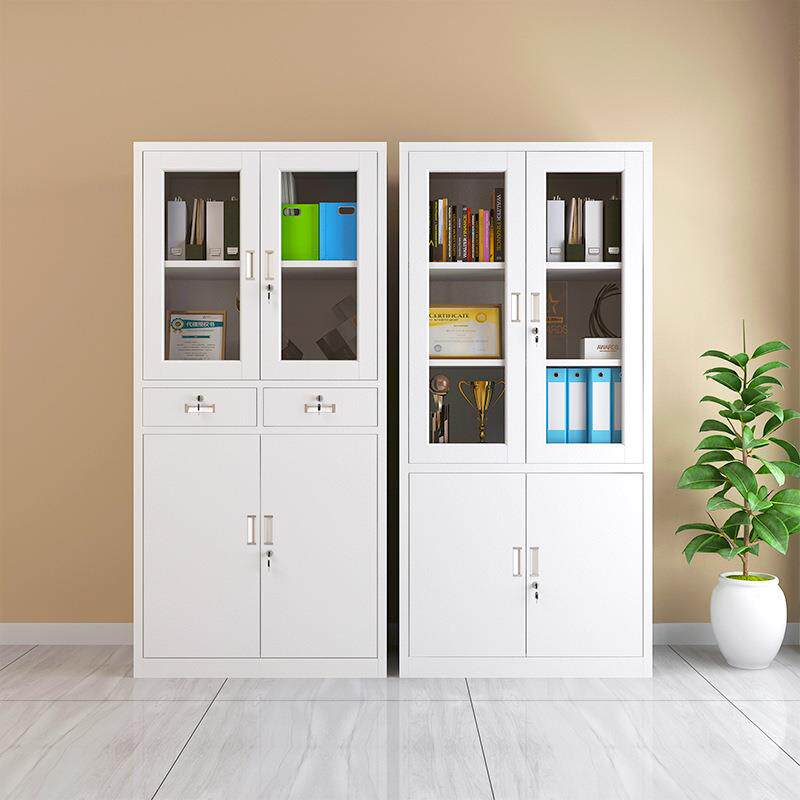 钢AYL制五节柜文柜件纳柜办公室资料收务五节柜铁皮带锁财凭证档