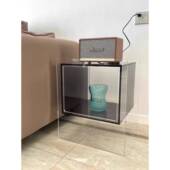 床头柜亚克力发室床卧568头柜现代简客约时尚 创意沙边几厅简约现