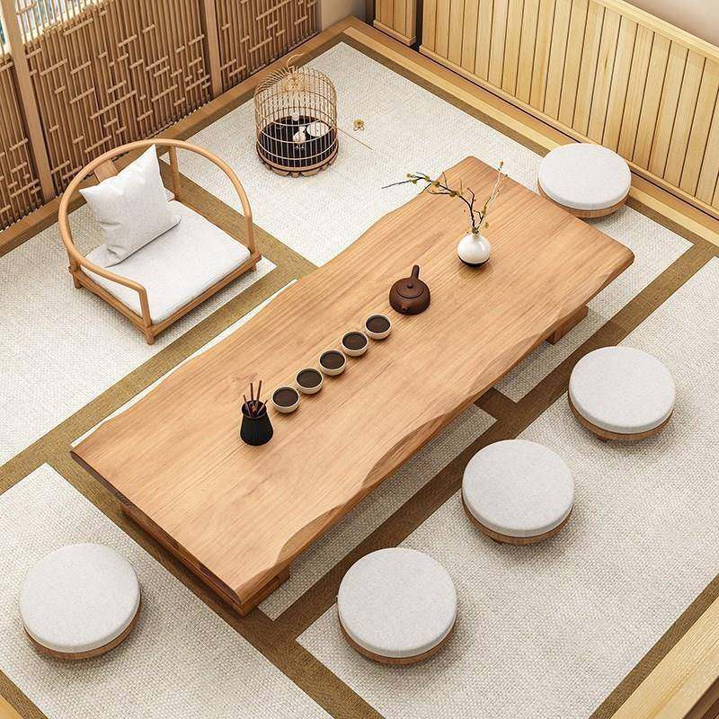式榻榻民米日茶桌DFZ宿全实木矮茶桌椅组合式日餐厅餐椅餐桌泡茶,商业/办公家具,茶台/茶桌,淘宝优惠券,粉丝福利购,淘宝优惠卷