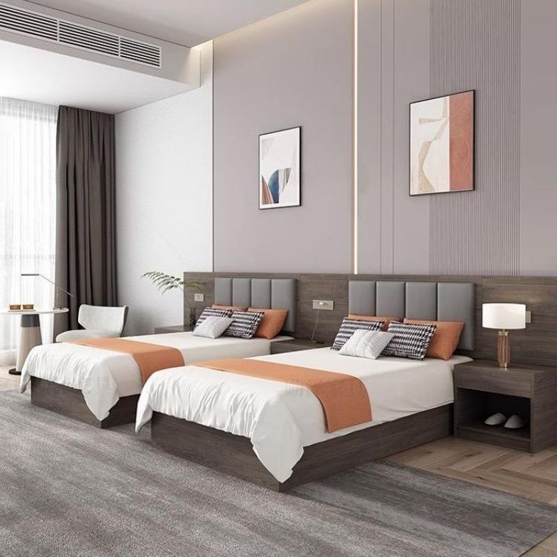 酒店专用床全套家具宾馆民宿屋全标间250旅馆双床房大床出租单床