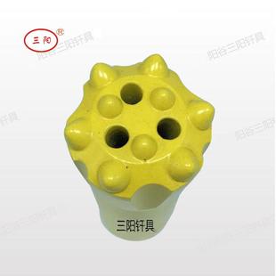 直销074接5R32螺纹连球齿钎大合金耐磨钎Φ34Φ38扁齿头头梅花钻